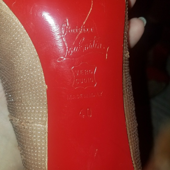 Sequin Peep Toe Heels - Picture 6 of 6